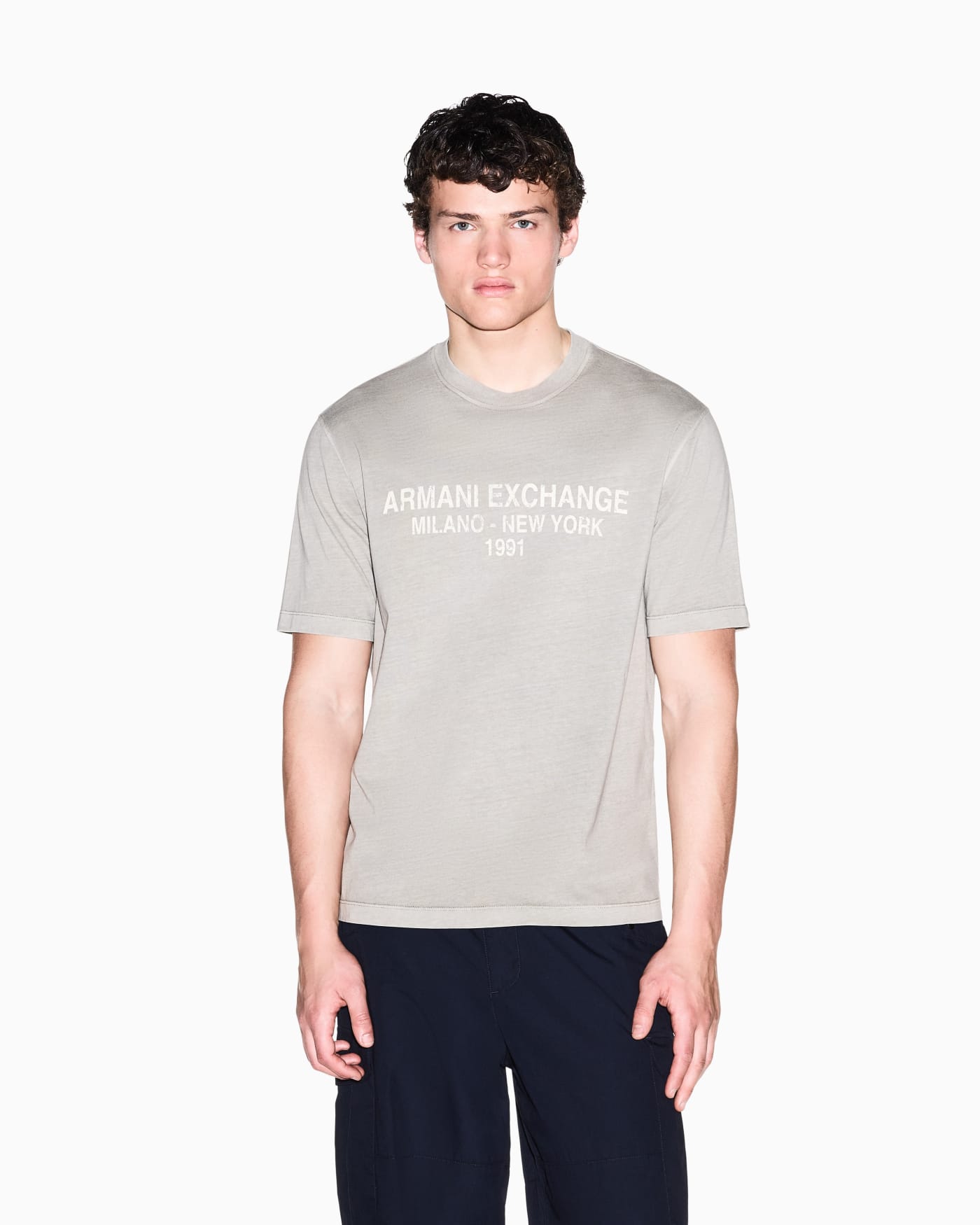 regular t-shirt garment-dyed cotton jersey