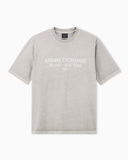 regular t-shirt garment-dyed cotton jersey