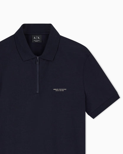 slim fit polo shirt stretch cotton jersey