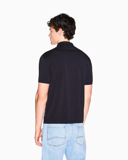slim fit polo shirt stretch cotton jersey