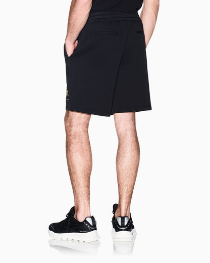Shorts bonded stretch cotton jersey regular fit