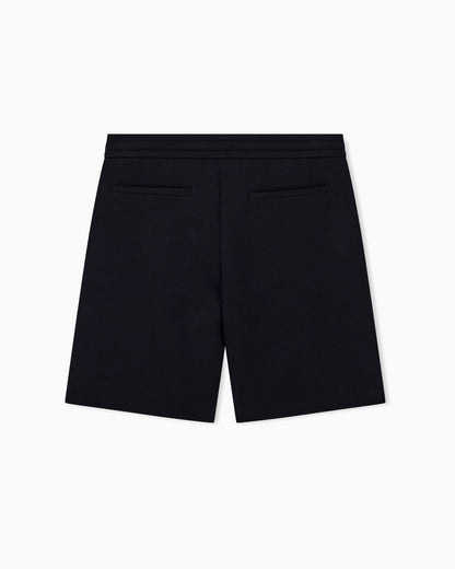 Shorts bonded stretch cotton jersey regular fit