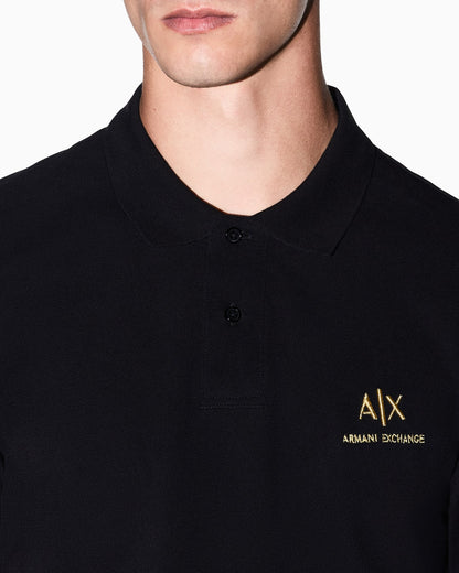 regular fit polo shirt in cotton piquet