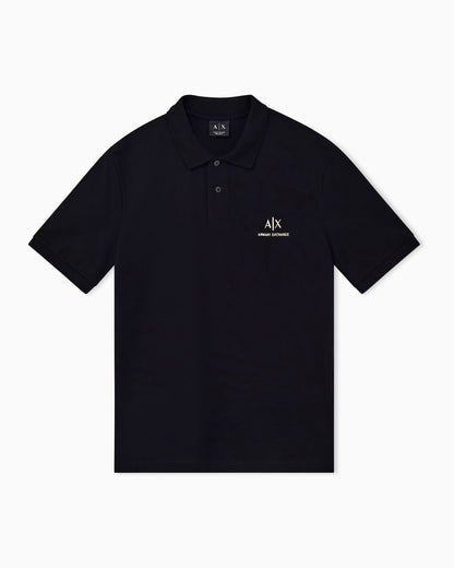 regular fit polo shirt in cotton piquet