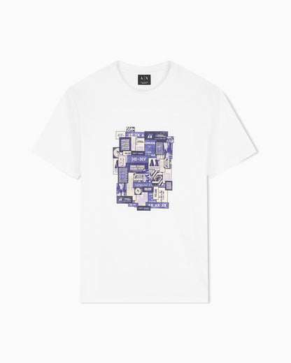 regular t-shirt in cotton jersey