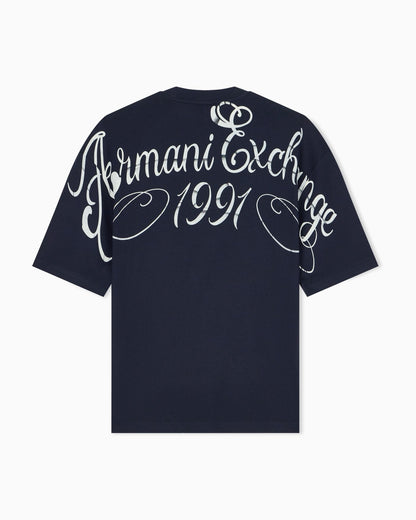 Loose fit top in cotton jersey
