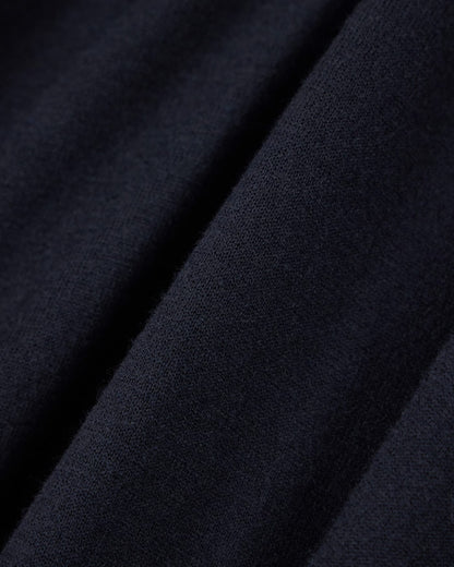 regular fit knit polo in lyocell wool mix