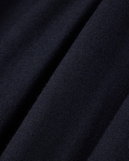 regular fit knit polo in lyocell wool mix