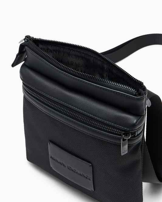 flat crossbody messenger bag