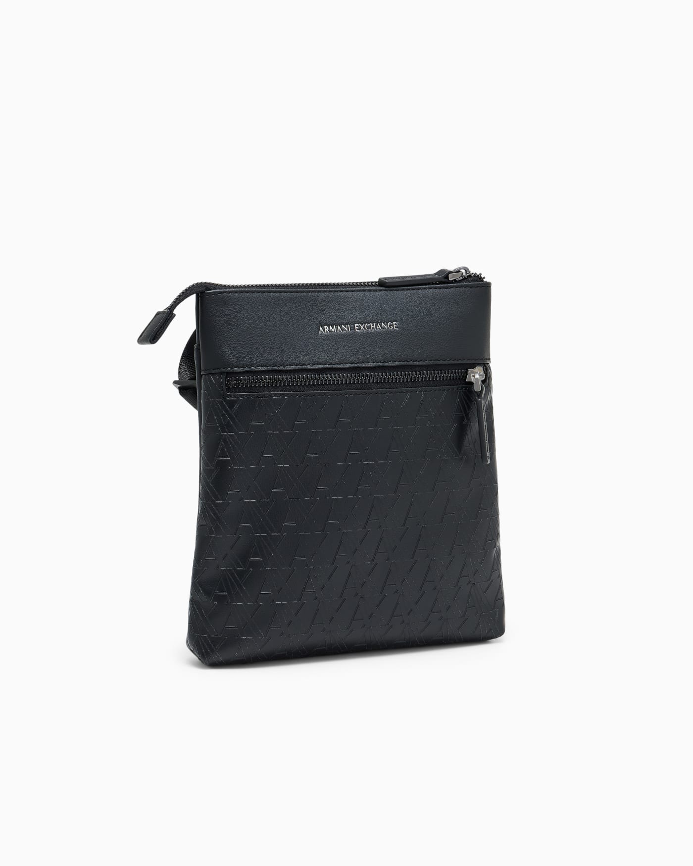 Flat crossbody messenger bag