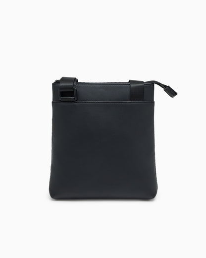 Flat crossbody messenger bag