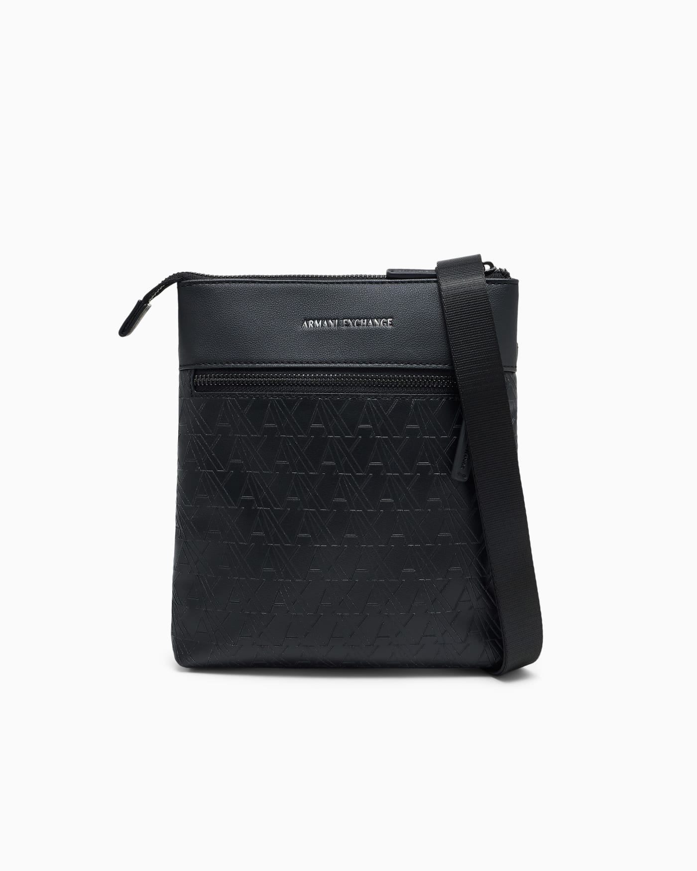 Flat crossbody messenger bag