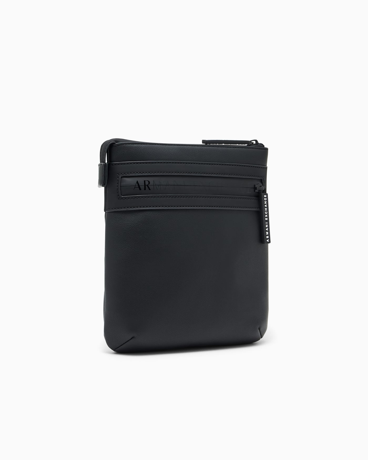 Flat crossbody messenger bag