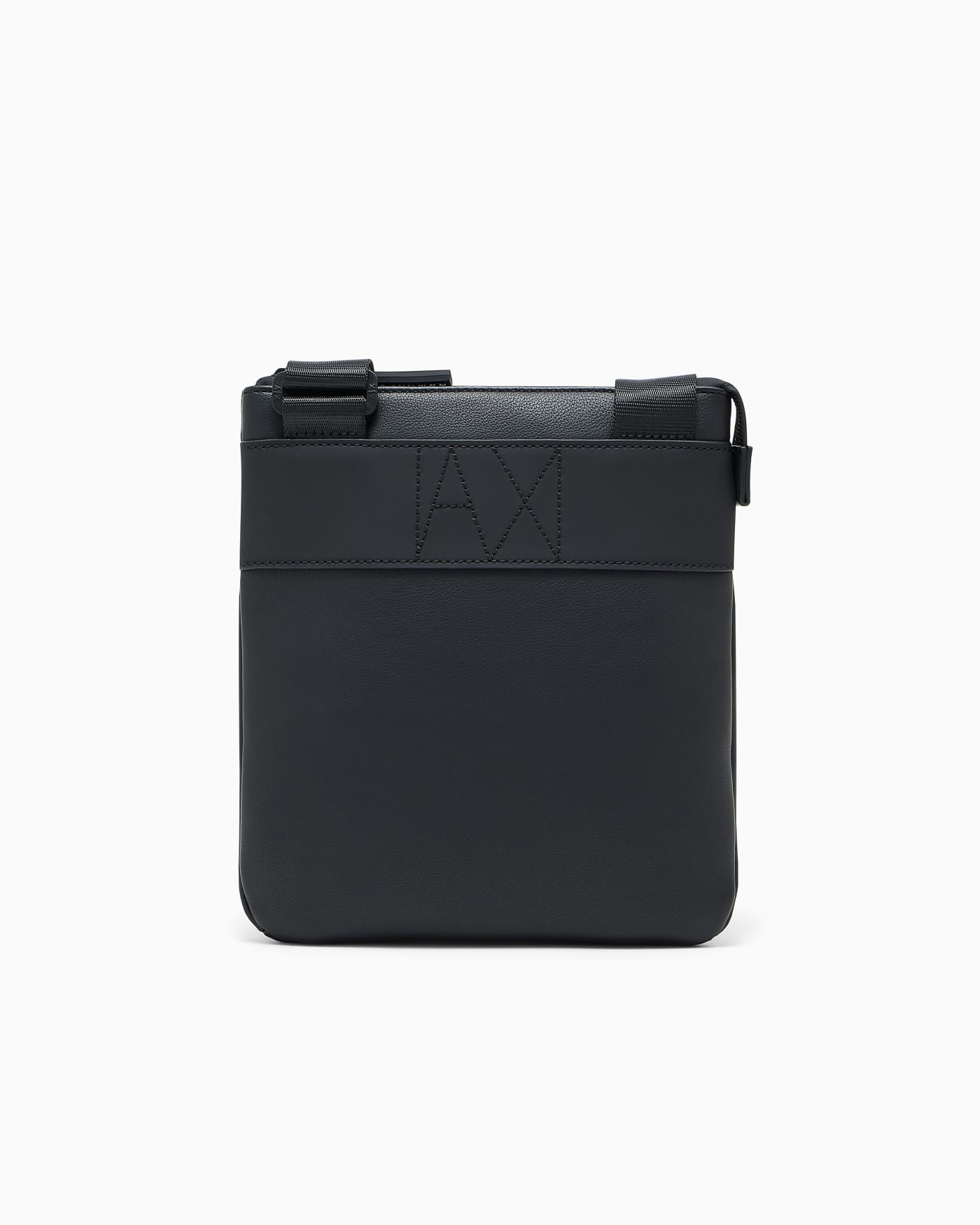 Flat crossbody messenger bag