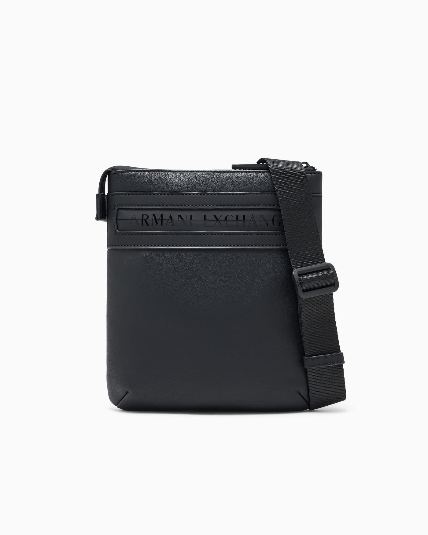 Flat crossbody messenger bag