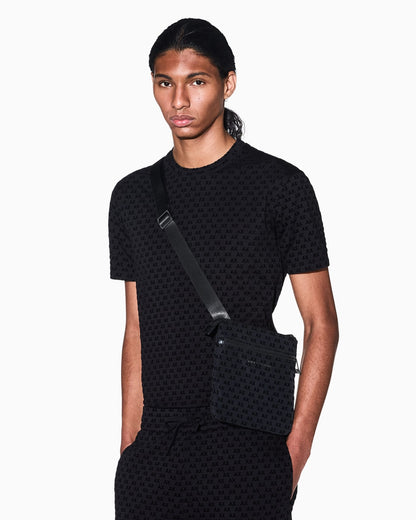 flat crossbody messenger bag