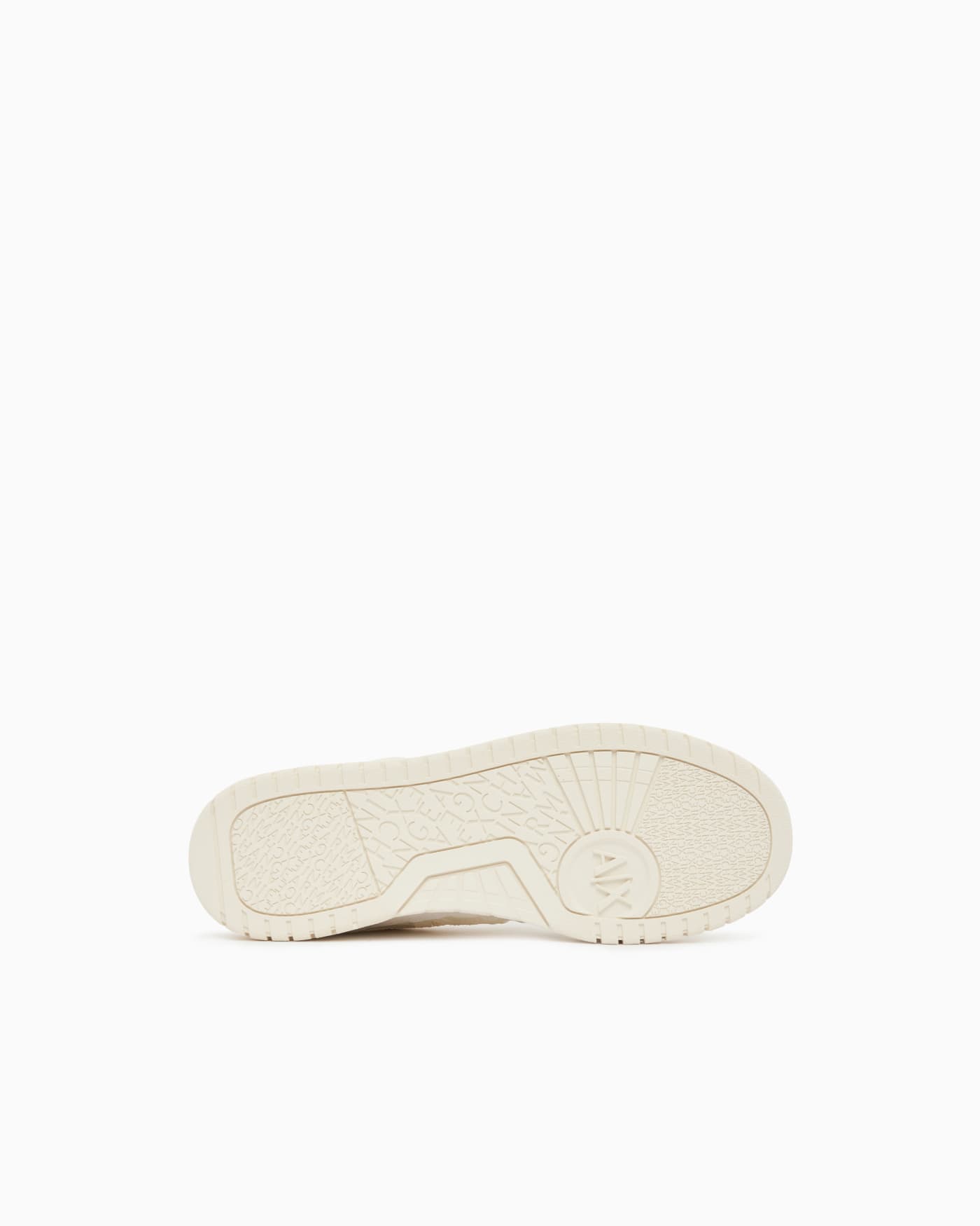 Sneakers in split leather and suede