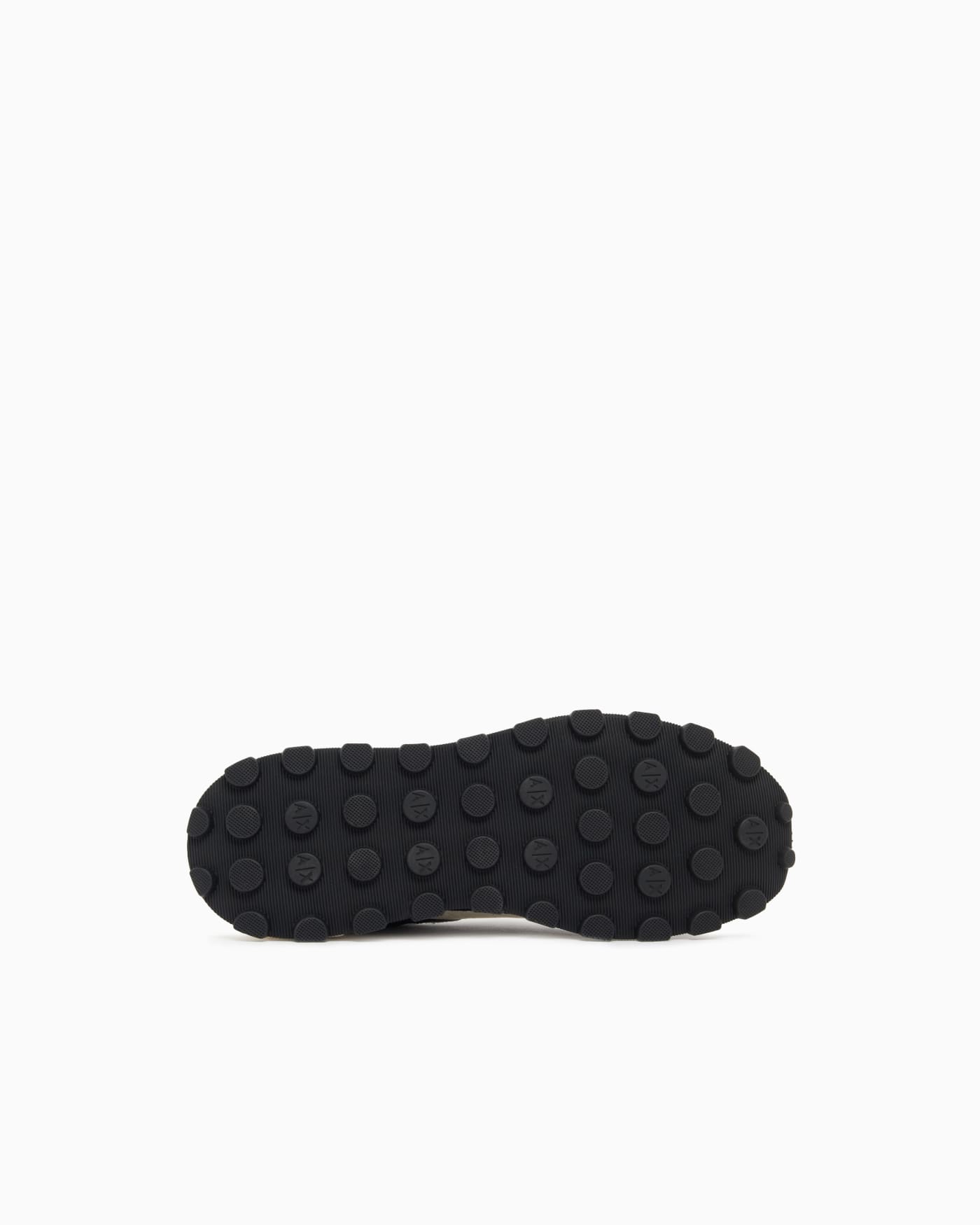 Sneakers in suede and mesh with all-over logo