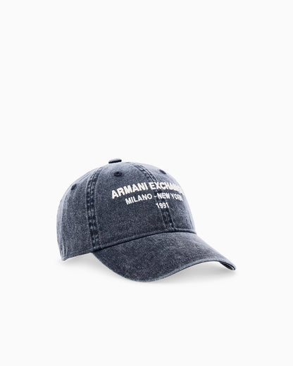 Baseball hat in cotton twill with