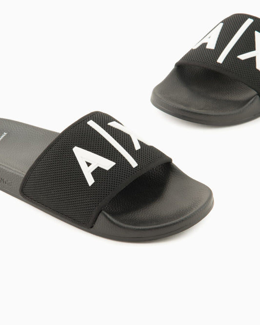 Slides technical fabric satin finish man