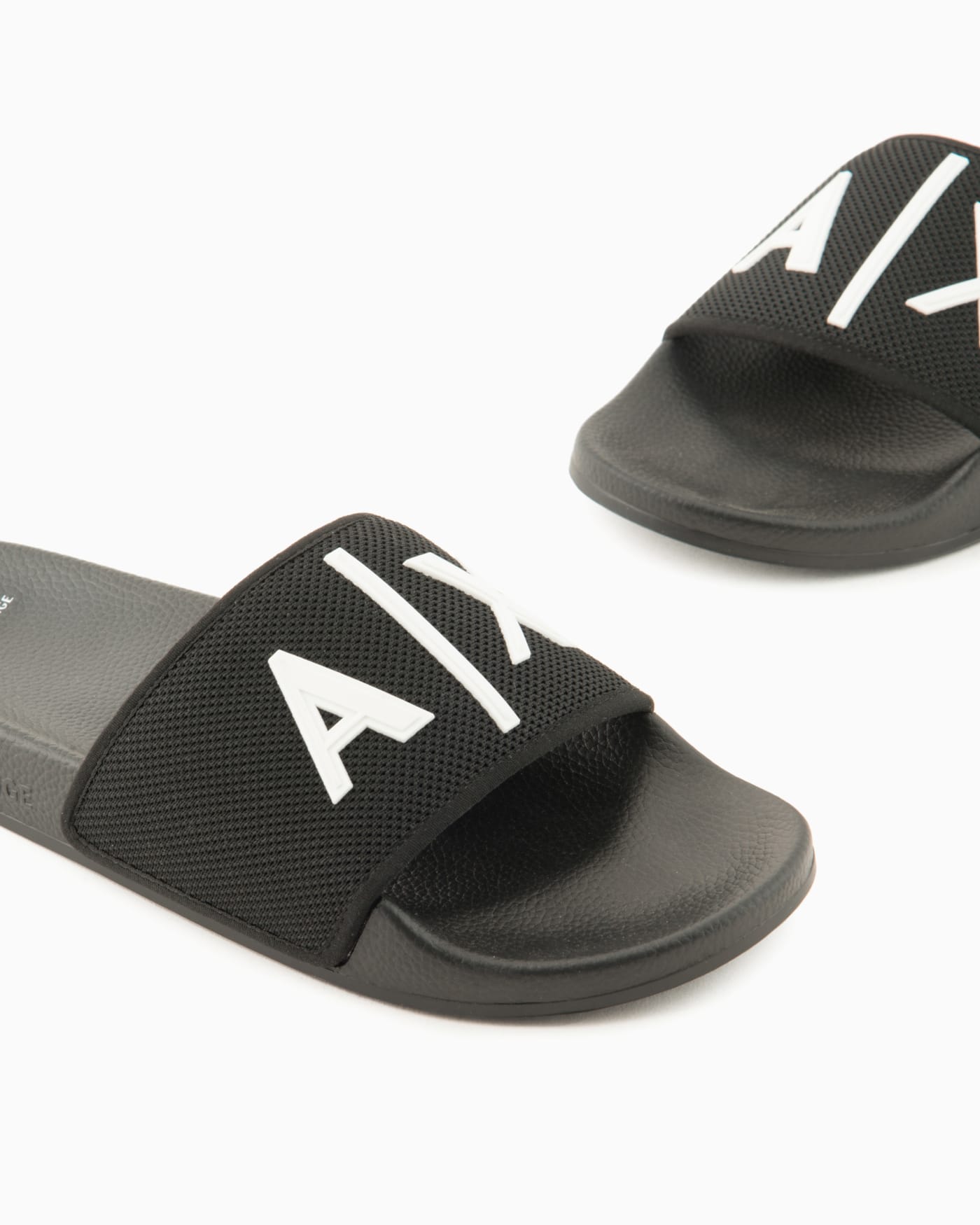 Slides technical fabric satin finish man