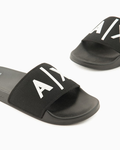 Slides technical fabric satin finish man