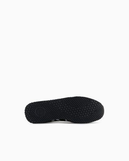 Sneakers in eco-suede, mesh and nylon