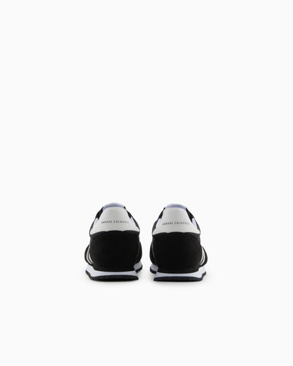 Sneakers in eco-suede, mesh and nylon