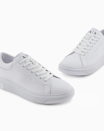 Sneakers in split leather