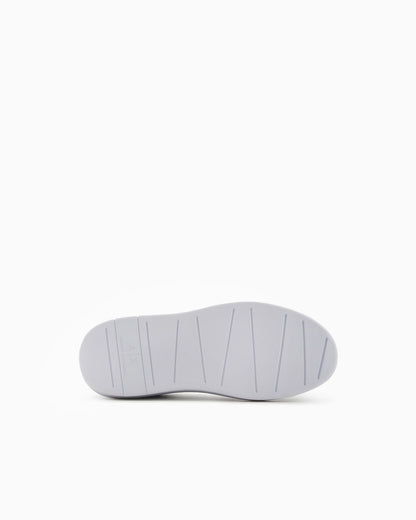 Sneakers in split leather