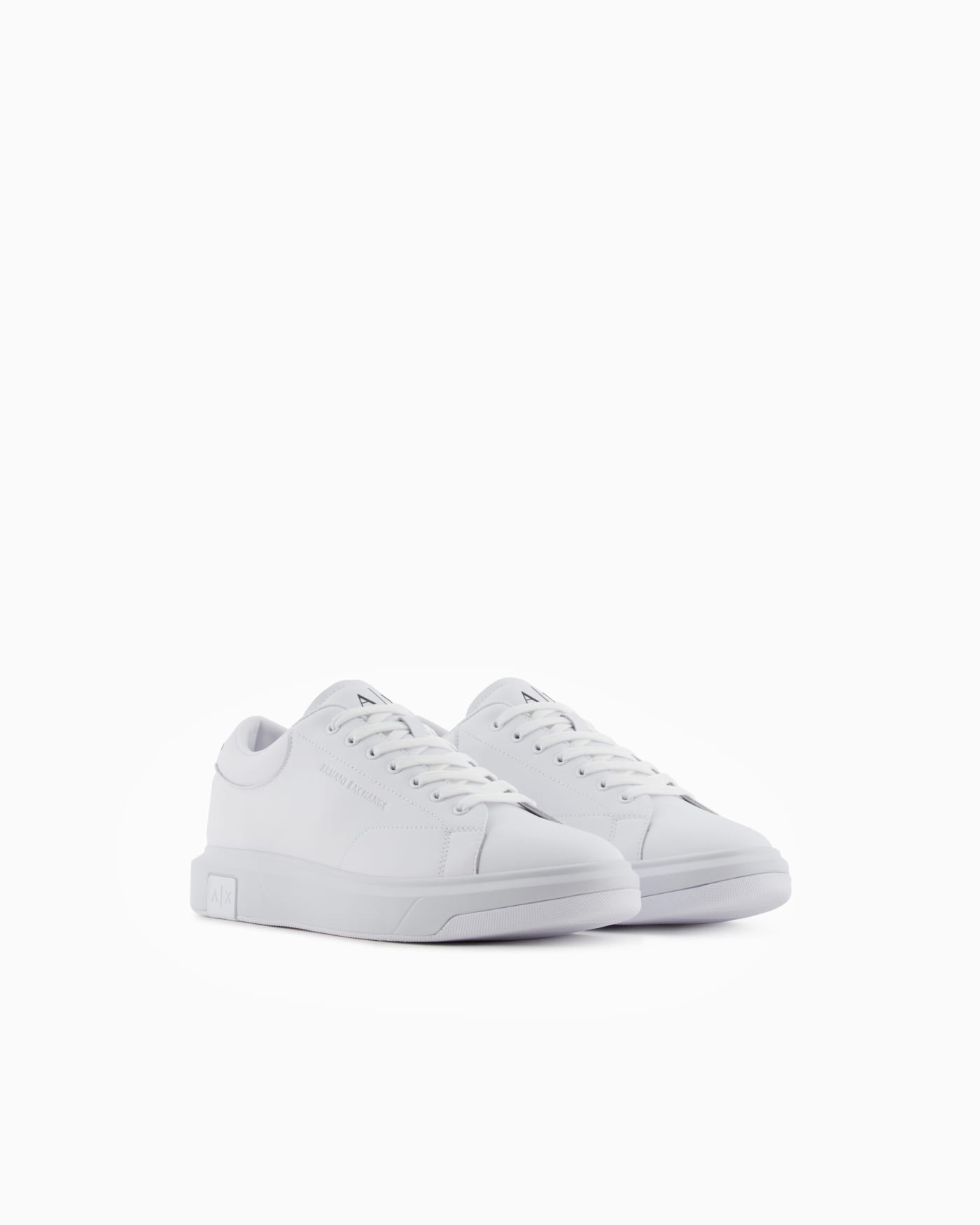 Sneakers in split leather