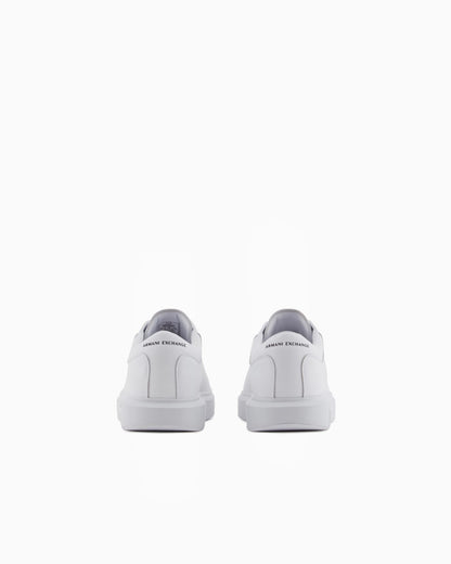 Sneakers in split leather