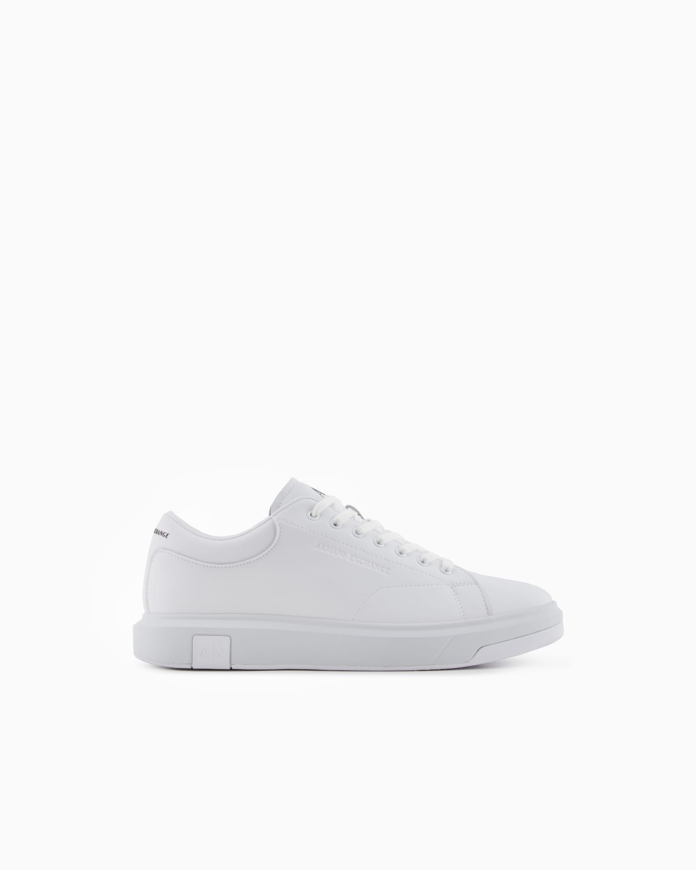 Sneakers in split leather