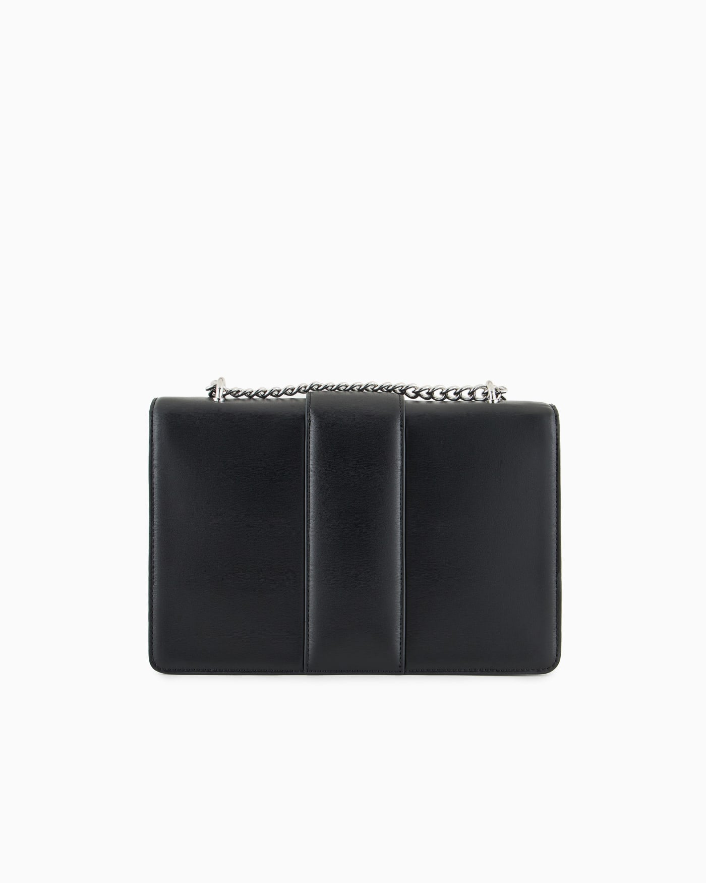 Smooth faux leather crossbody woman