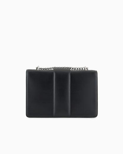 Smooth faux leather crossbody woman