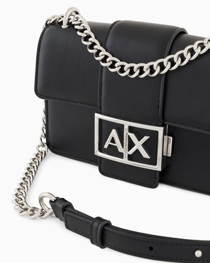 Crossbody bag with chain strap for woman