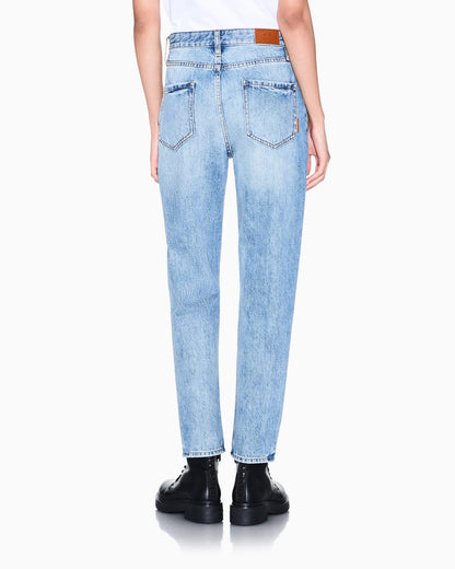 oversized fit 5 pockets denim pant rigid cotton
