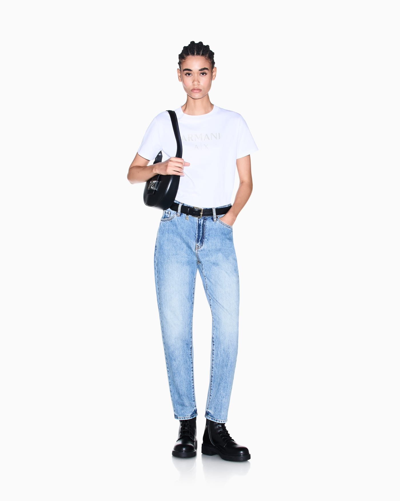oversized fit 5 pockets denim pant rigid cotton
