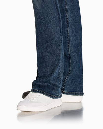 Flare Indigo Ultra-Stretch Jeans