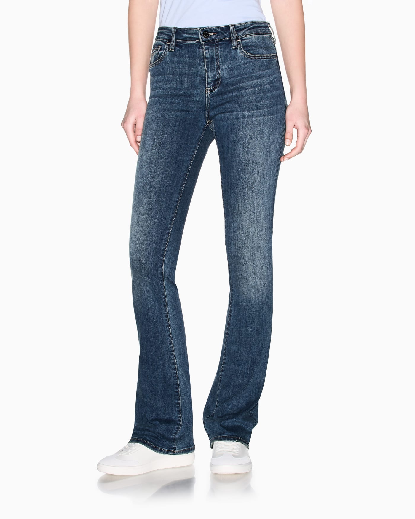 Flare Indigo Ultra-Stretch Jeans