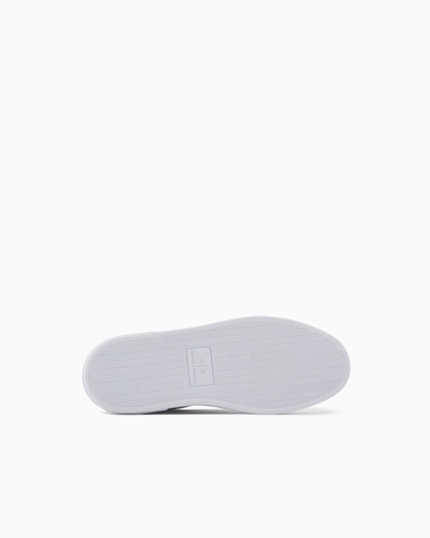 High-top sneaker smooth leather woman