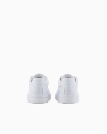 High-top sneaker smooth leather woman