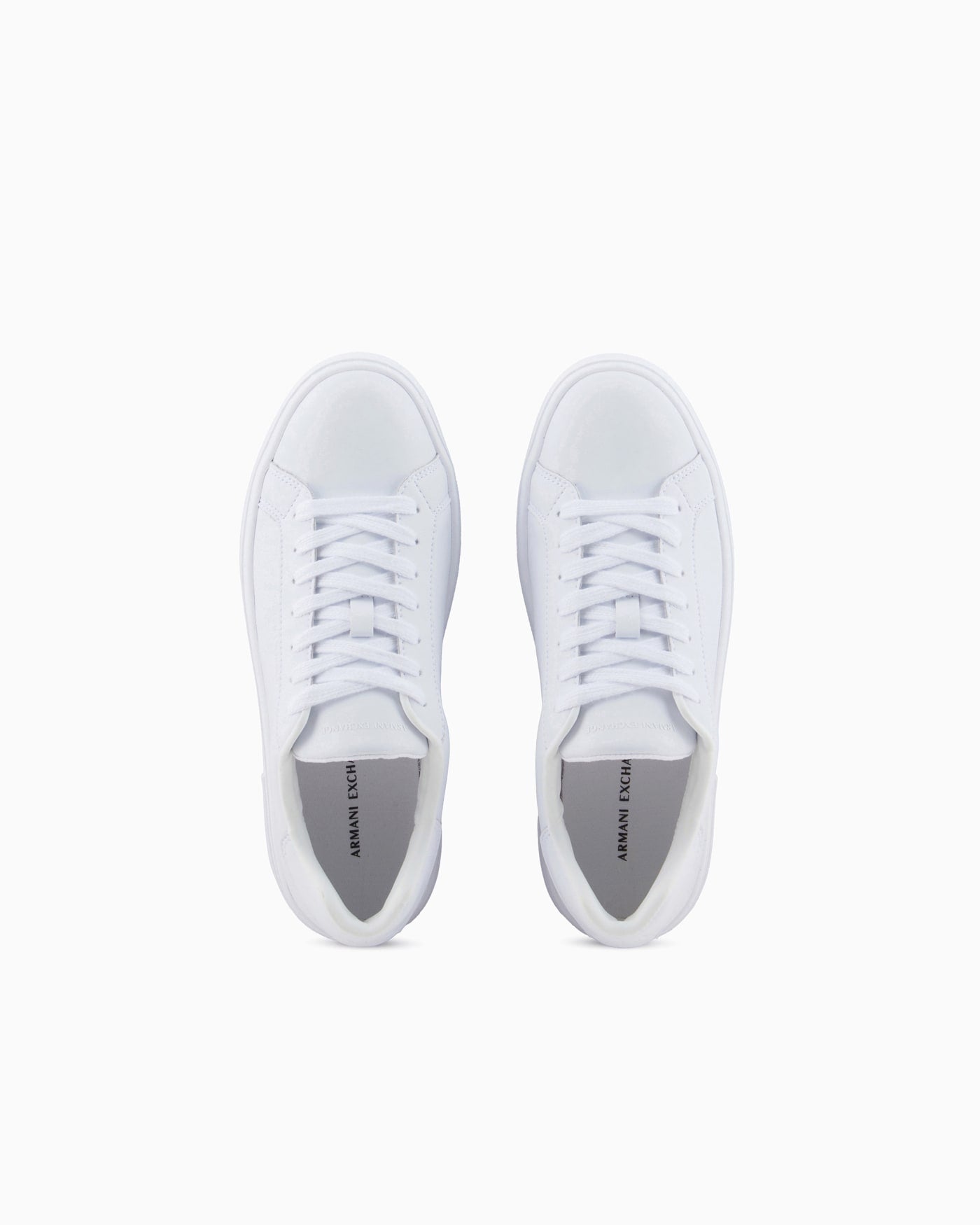 High-top sneaker smooth leather woman