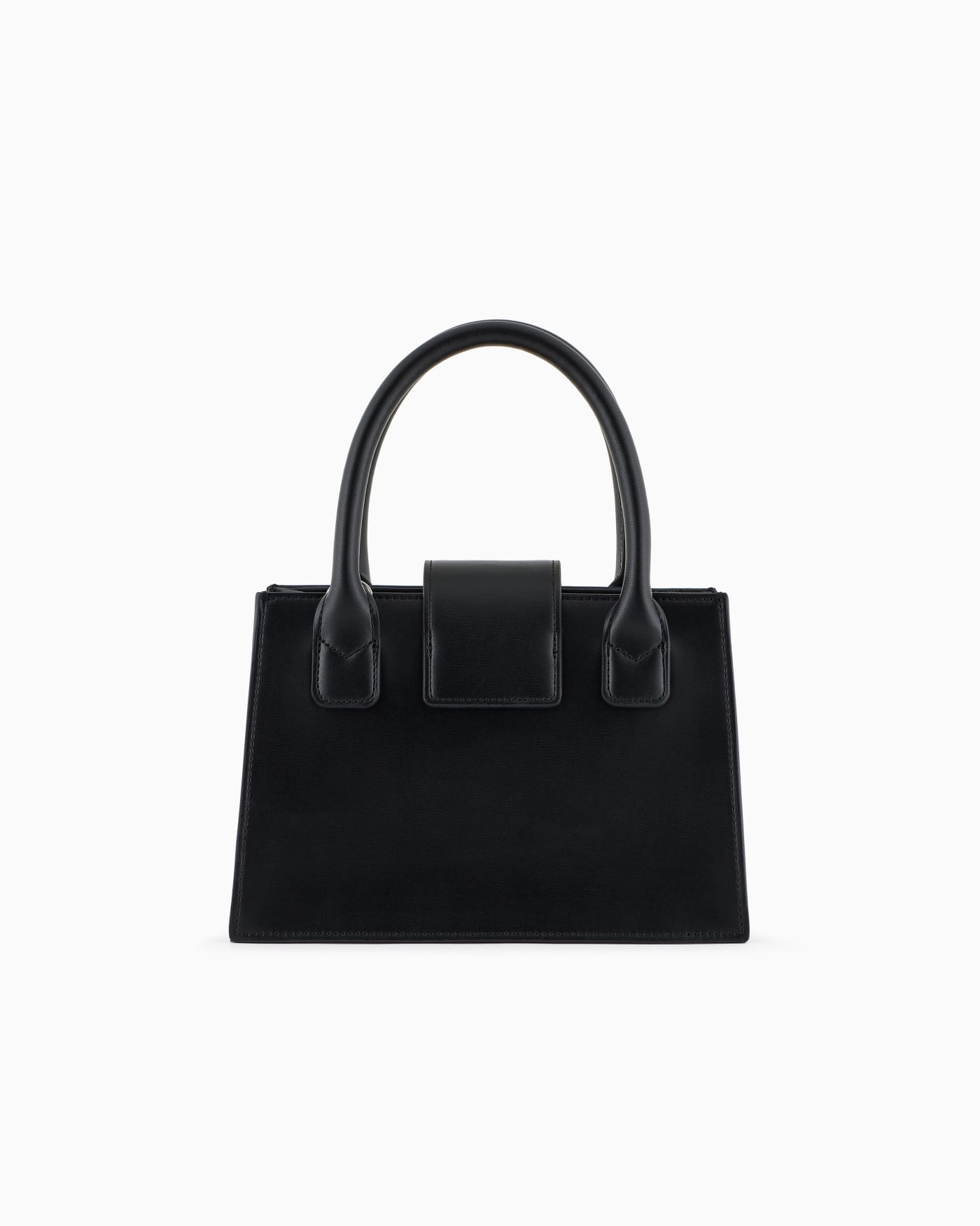 Mesh top structured handbag for woman