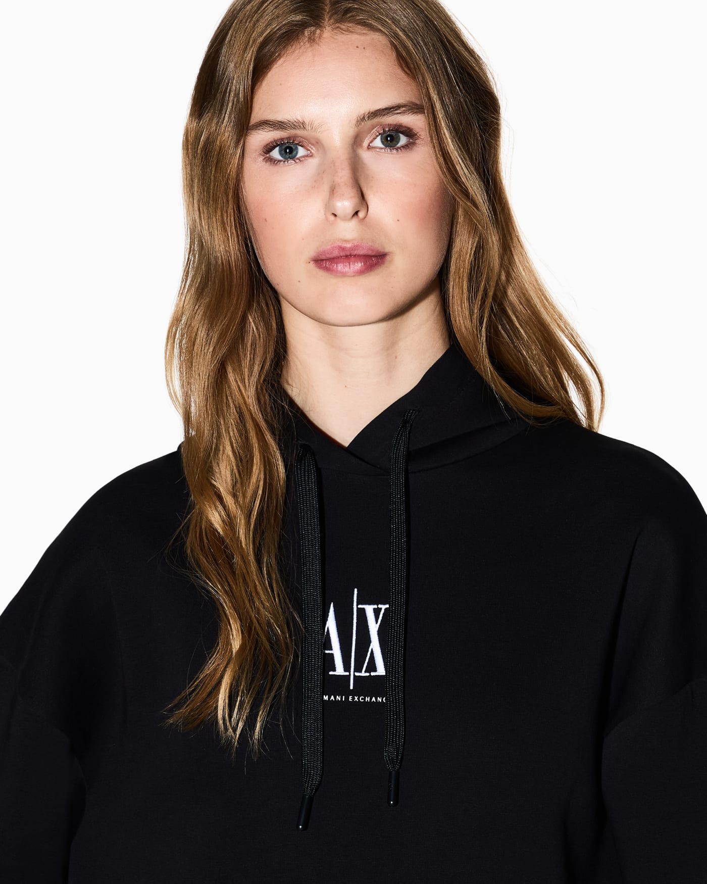 sweatshirt in jersey bonded stretch cotton