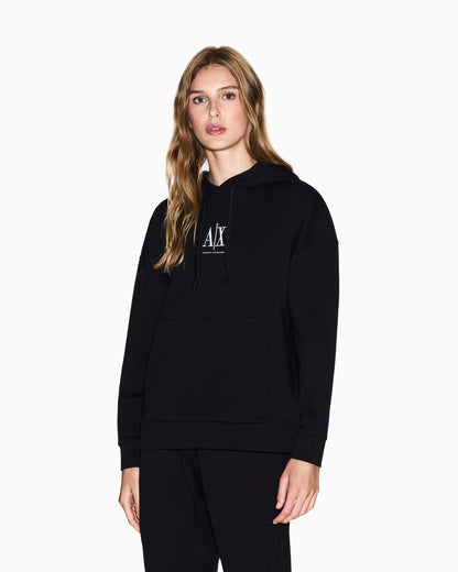 sweatshirt in jersey bonded stretch cotton