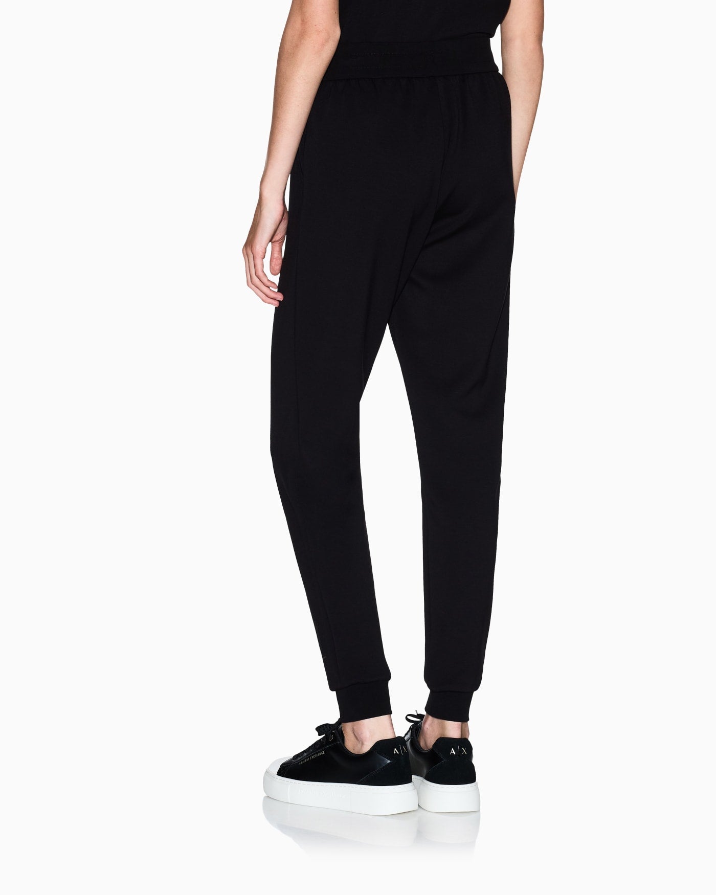 Tapered viscose joggers woman