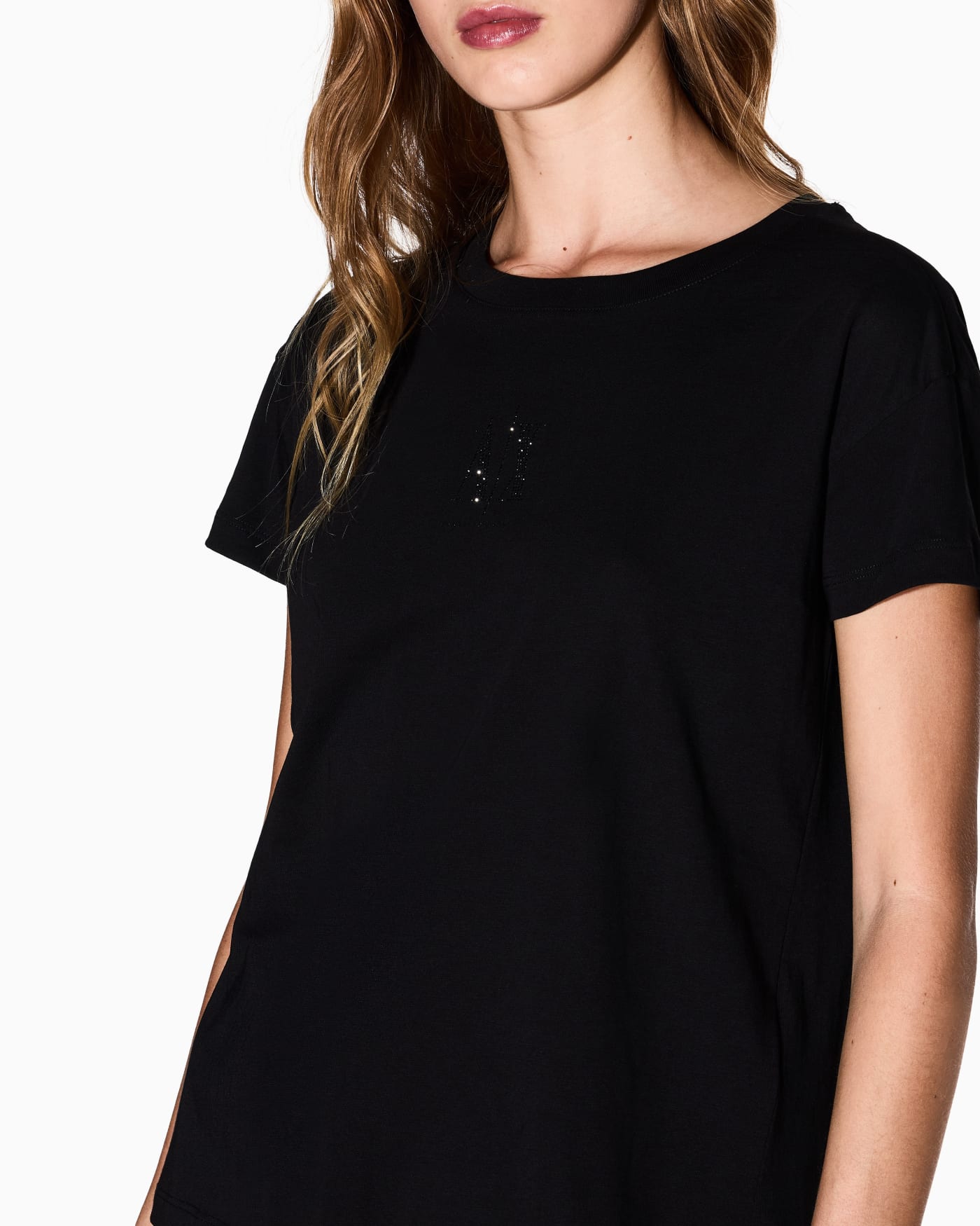 Boyfriend fit t-shirt in cotton jersey with a logo Icon