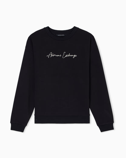 Stretch viscose sweatshirt woman