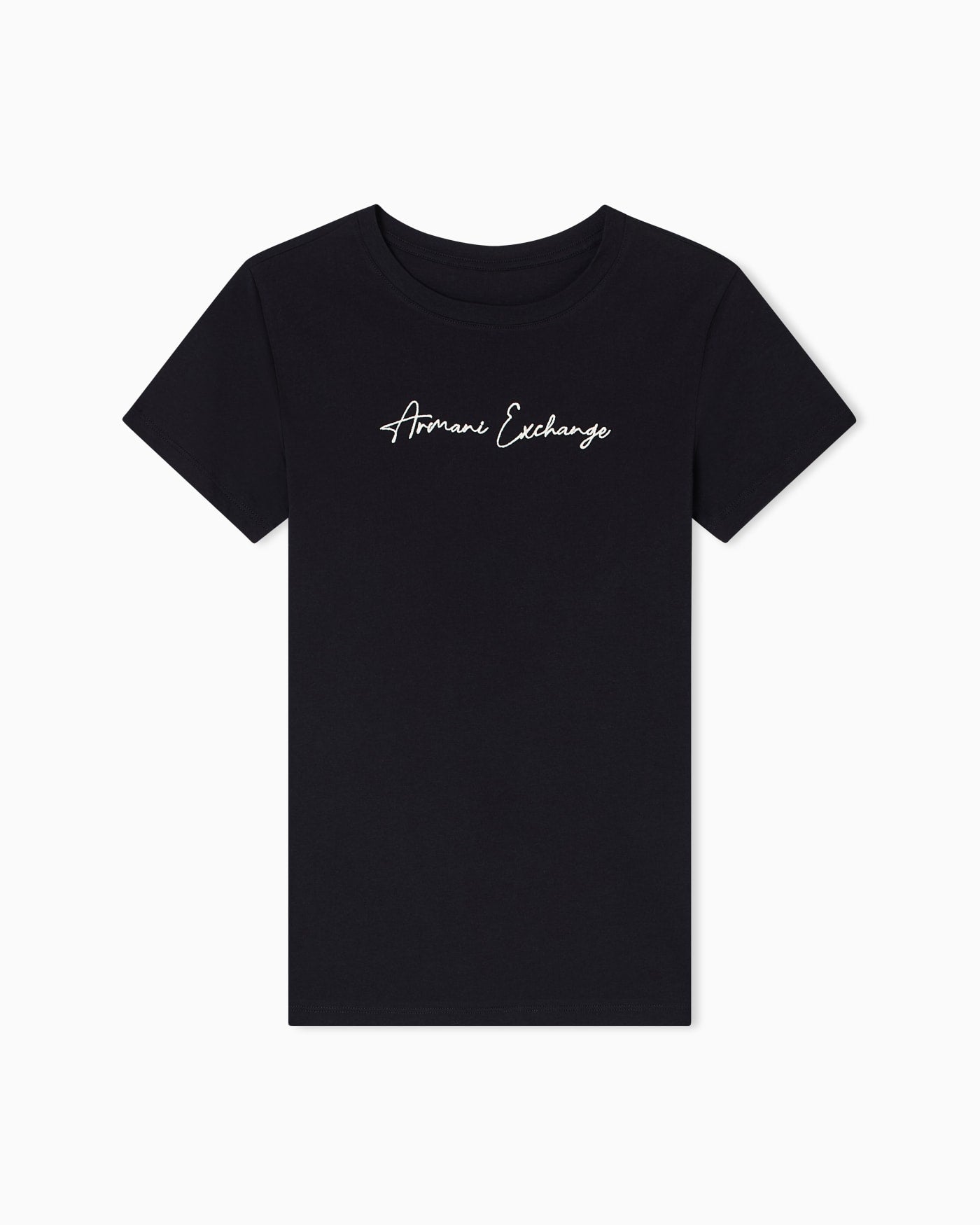 Jersey t-shirt with a crew neck Essential Logo Signature